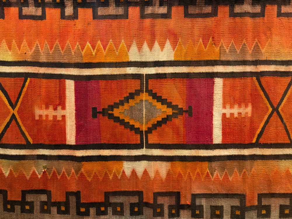 Studio Bathroom Hallway Tapestry Burnt Orange